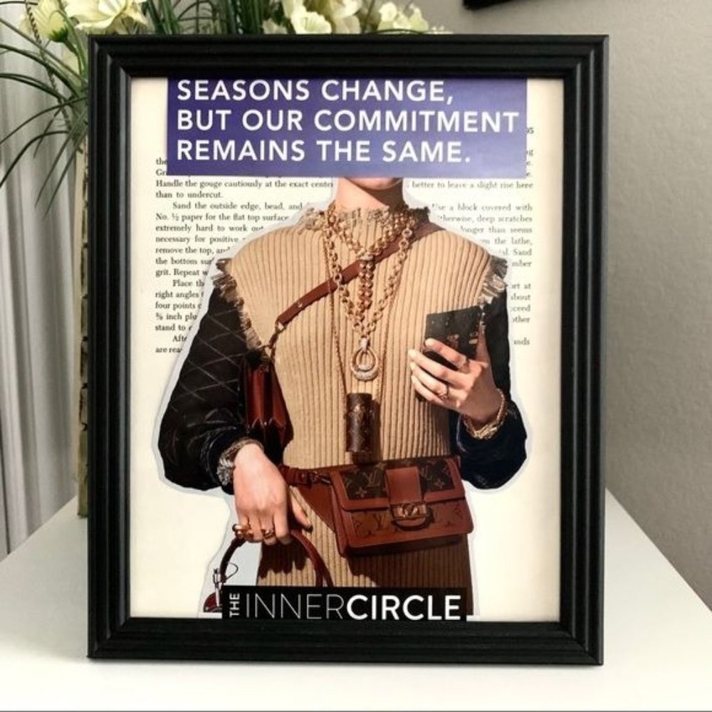 Louis Vuitton Theme Handmade 8x10 Fashion Collage